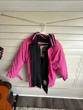 RARE London Fog Glacial Fog Ski Jacket Size M Regular Pink